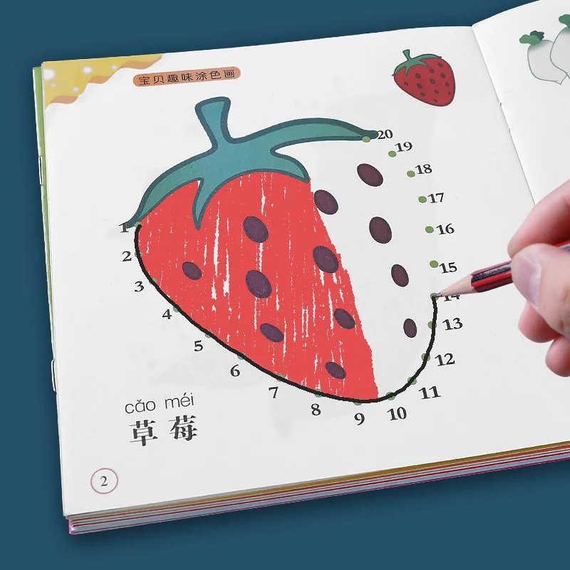 Children's Digital Line Drawing Kindergarten Puzzle Coloring Picture Book Baby Enlightenment Simple Strokes Educational Toy
Children's Digital Line Drawing Kindergarten Puzzle Coloring Picture Book Baby Enlightenment Simple Strokes Educational Toy