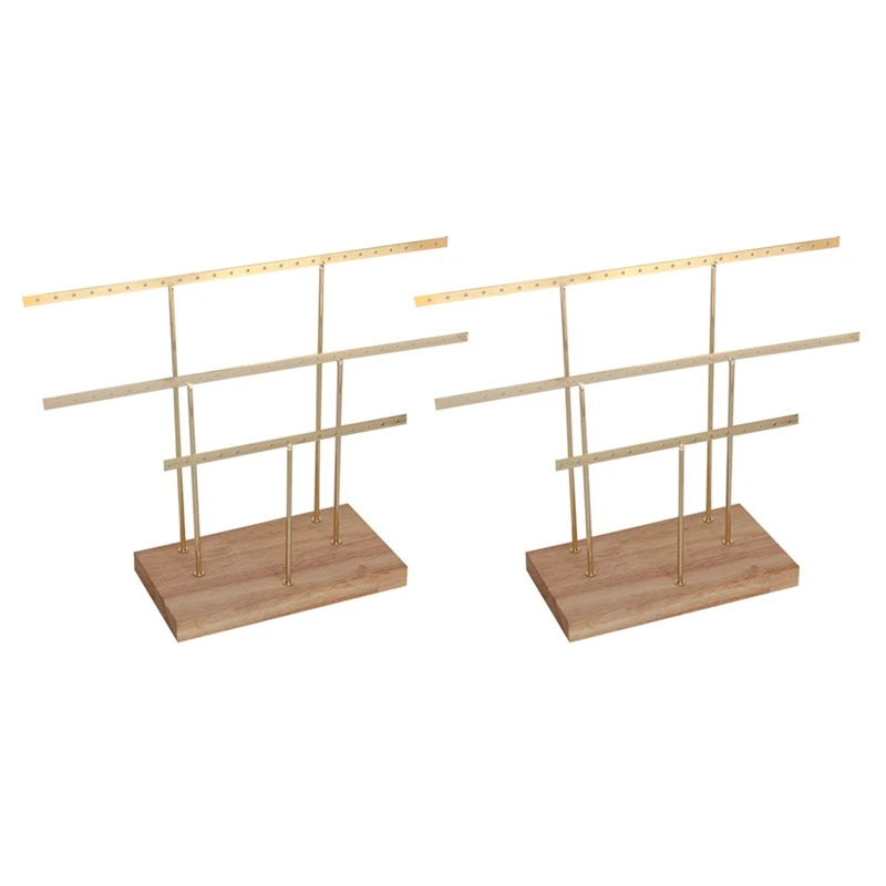 2X Hanging Jewelry Display Rack Tree Organizer Metal Rack for Holding Women Jewelries Earrings Rings Necklaces Gold
2X Hanging Jewelry Display Rack Tree Organizer Metal Rack for Holding Women Jewelries Earrings Rings Necklaces Gold