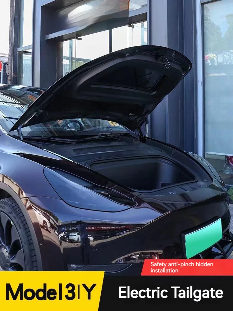 Electric Front Tailgate For Tesla Model Y Car Modified Frunk Lift Automatic Power APP Control Waterproof Speed Adjutsable System
Electric Front Tailgate For Tesla Model Y Car Modified Frunk Lift Automatic Power APP Control Waterproof Speed Adjutsable System