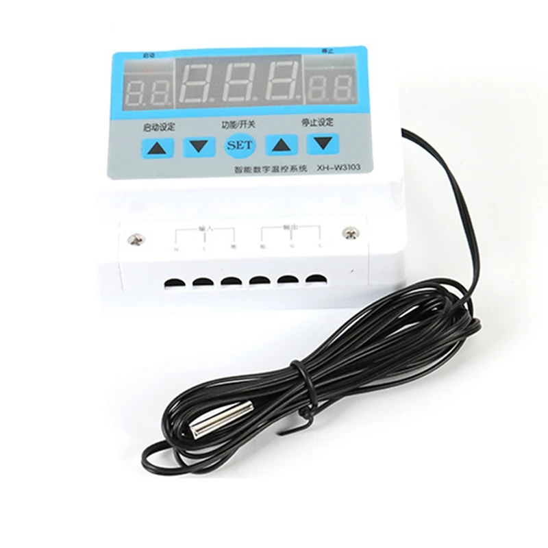 

XH-W3103 Max 5000W Digital Thermostat 30A Temperature Controller Switch For Home Industry Appliance