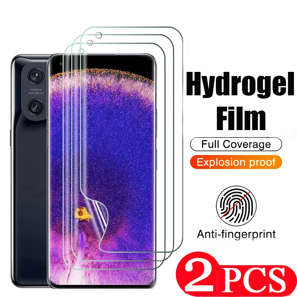 

2Pcs 9D Hydrogel film for OPPO Find X6 pro phone screen protector Find X5 X3 X2 lite Neo X protective film Not Glass Smartphone
