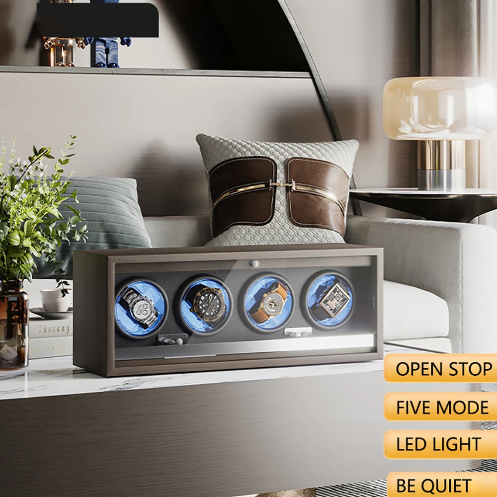 Luxury Wood Watch Winder High-End 2 4 Slot Automatic Watches Box with Mabuchi Moto Watch Cabinet Clock Storage Box 
Luxury Wood Watch Winder High-End 2 4 Slot Automatic Watches Box with Mabuchi Moto Watch Cabinet Clock Storage Box