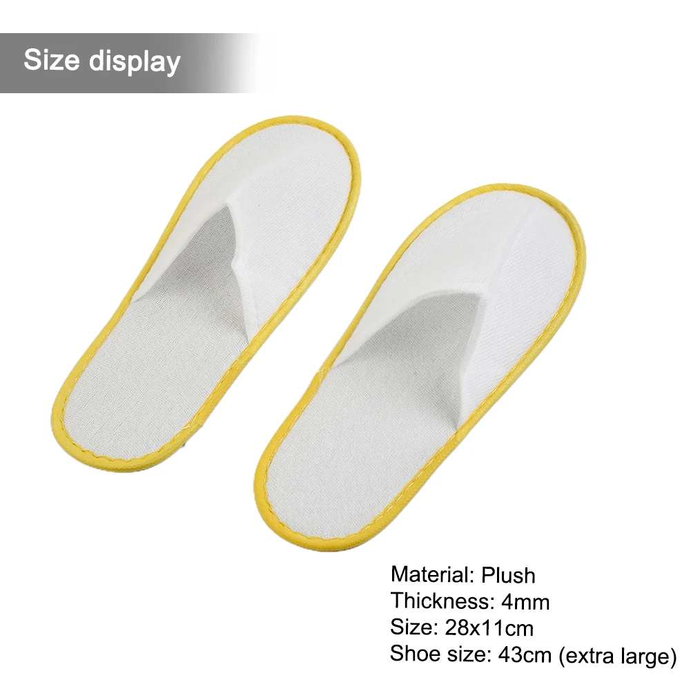 Footwear Disposable Slipper 10 Pairs Cotton Slippers Footwear Guest Home Sandals Hospitality Hotel Men Women Shose
Footwear Disposable Slipper 10 Pairs Cotton Slippers Footwear Guest Home Sandals Hospitality Hotel Men Women Shose