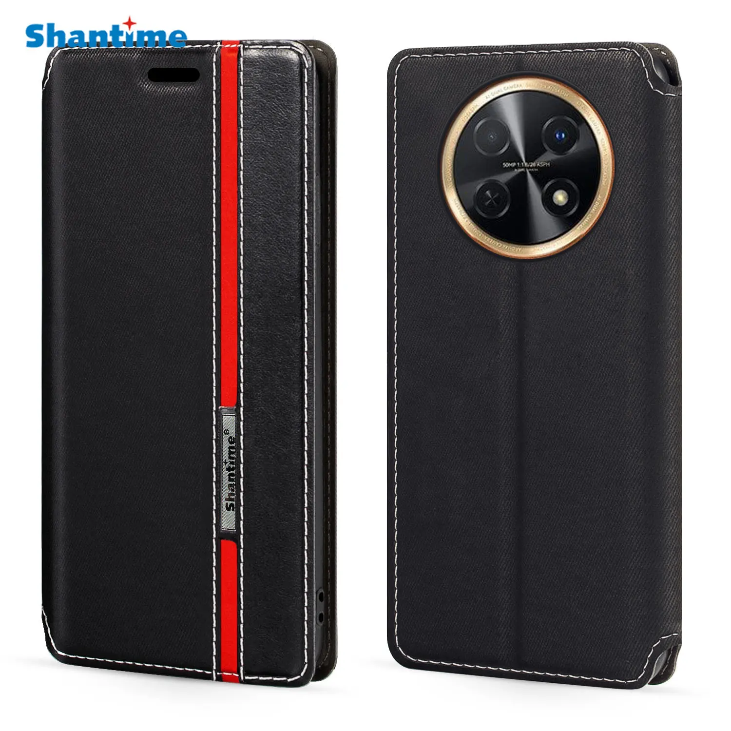 

For Huawei Enjoy 60X Case Fashion Multicolor Magnetic Closure Leather Flip Case Cover with Card Holder For Huawei Nova Y91 4G