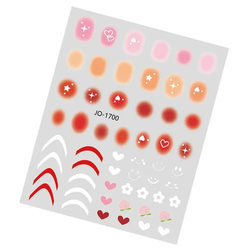 Cute Nail Stickers Girl Nail Sticker Nail Decals Nail Art Various Patterns Self-Adhesive Design Free DIY Perfect For Bod
Cute Nail Stickers Girl Nail Sticker Nail Decals Nail Art Various Patterns Self-Adhesive Design Free DIY Perfect For Bod