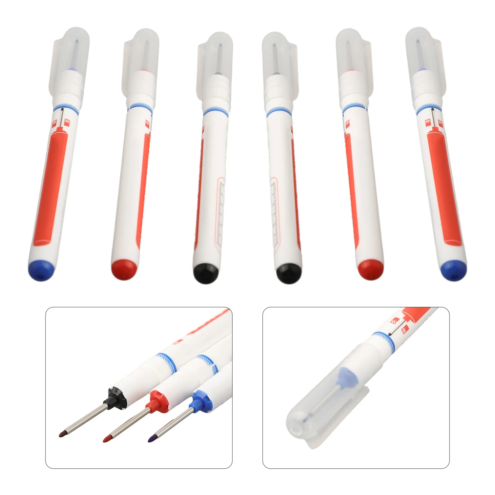 Deep Hole Marker Pen for Bathroom Woodworking Waterproof and Quick Drying for Furniture Decoration and Metal Processing
Deep Hole Marker Pen for Bathroom Woodworking Waterproof and Quick Drying for Furniture Decoration and Metal Processing