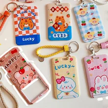 Cartoon ID Card Credit Card Bank Card Case Student Bus Card Case Hand Strap Visiting Door ID Card Card Case Female Male Pendant
Cartoon ID Card Credit Card Bank Card Case Student Bus Card Case Hand Strap Visiting Door ID Card Card Case Female Male Pendant