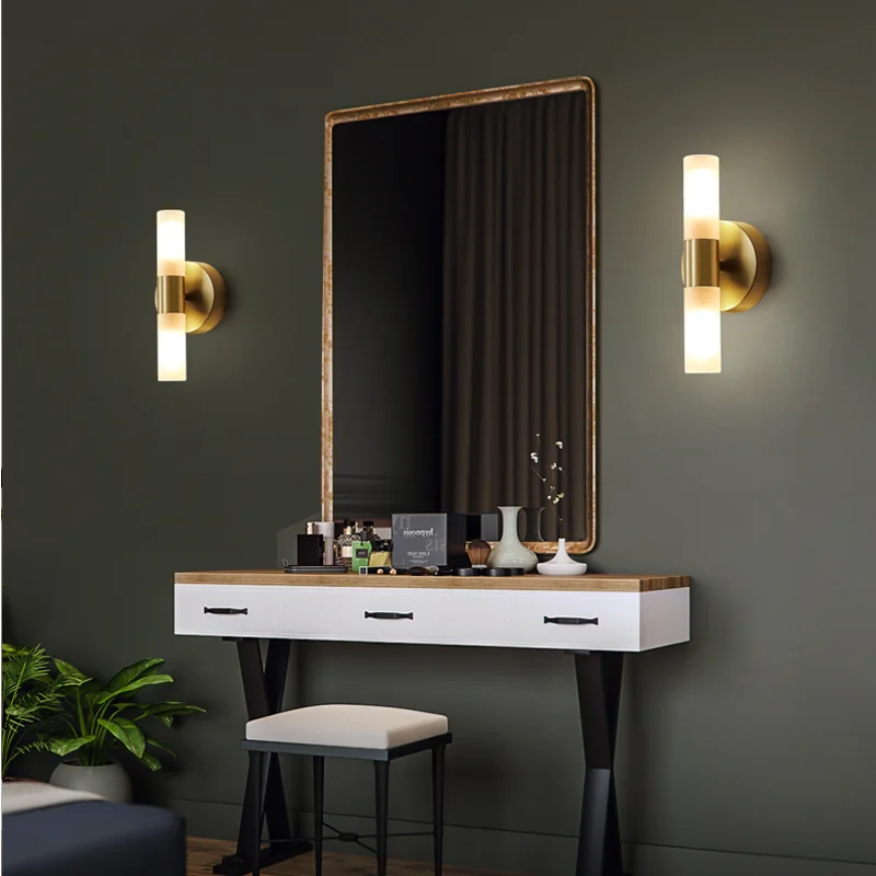 Bathroom Wall Sconce Brass Wall Mount Vanity Light Fixtures with Frosted Acrylic Shade for Bedroom Living Room Stairs Hallway
Bathroom Wall Sconce Brass Wall Mount Vanity Light Fixtures with Frosted Acrylic Shade for Bedroom Living Room Stairs Hallway