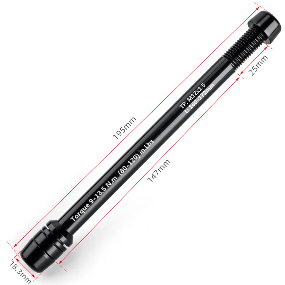 Bike Trainer Thru Axle Skewer 12x142-148mm P1.5/P1.75 Bicycle Quick Release Rear Hub Skewer Bicycle Accessories
Bike Trainer Thru Axle Skewer 12x142-148mm P1.5/P1.75 Bicycle Quick Release Rear Hub Skewer Bicycle Accessories