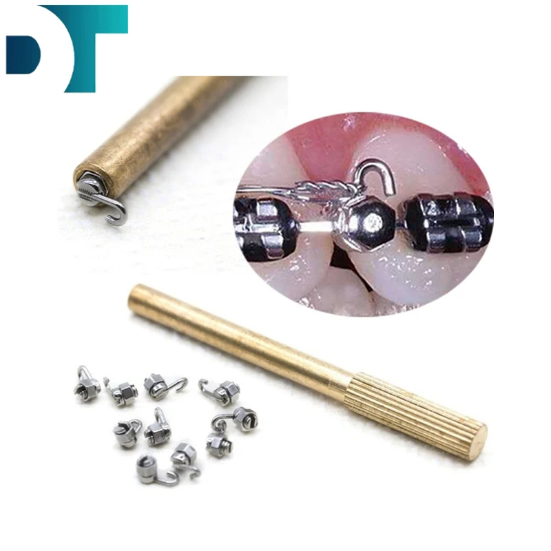 Dental Orthodontic Crimpable Hook Stop Locks Removable On Archwires Brackets Braces (10pcs right+10pcs left+Tool)
Dental Orthodontic Crimpable Hook Stop Locks Removable On Archwires Brackets Braces (10pcs right+10pcs left+Tool)