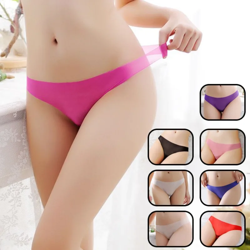 Sexy Lingerie Female Seamless Briefs See Through G-string Mesh Low-waist Sexy Thongs Lady Underwear Thin Panties for Women Girls
Sexy Lingerie Female Seamless Briefs See Through G-string Mesh Low-waist Sexy Thongs Lady Underwear Thin Panties for Women Girls