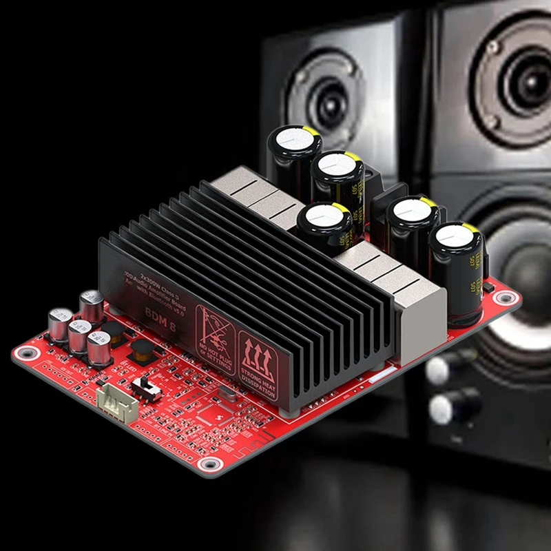 

BDM8-A плата цифрового усилителя TPA3255 2X300W высокомощный 2,0 канальный стерео усилитель звука HIFI класса D DC 24-48V