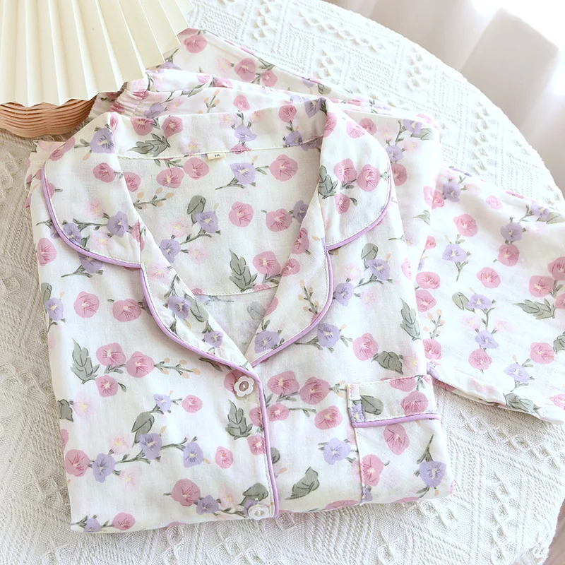 Ночные костюмы из двух предметов в Корейском стиле для женщин, нижнее белье, домашняя одежда, популярная одежда с цветочным принтом, пижамы, ночное белье для женщин
Ночные костюмы из двух предметов в Корейском стиле для женщин, нижнее белье, домашняя одежда, популярная одежда с цветочным принтом, пижамы, ночное белье для женщин