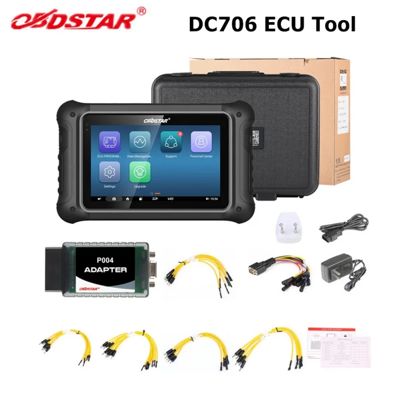 OBDSTAR DC706 ECU Tool for Car and Motorcycle ECM/ TCM/ BODY ECU Clone by OBD or Bench Mode
OBDSTAR DC706 ECU Tool for Car and Motorcycle ECM/ TCM/ BODY ECU Clone by OBD or Bench Mode