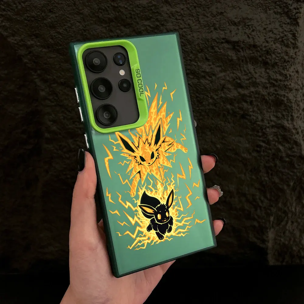 Eevee Water Chameleon Pokemons Anime Case For Samsung S25 S24 Ultra Carcasa For Galaxy S23 S22 S21 FE S20 Ultra Plus Phone Cover Eevee Water Chameleon Pokemons Anime Case For Samsung S25 S24 Ultra Carcasa For Galaxy S23 S22 S21 FE S20 Ultra Plus Phone Cover