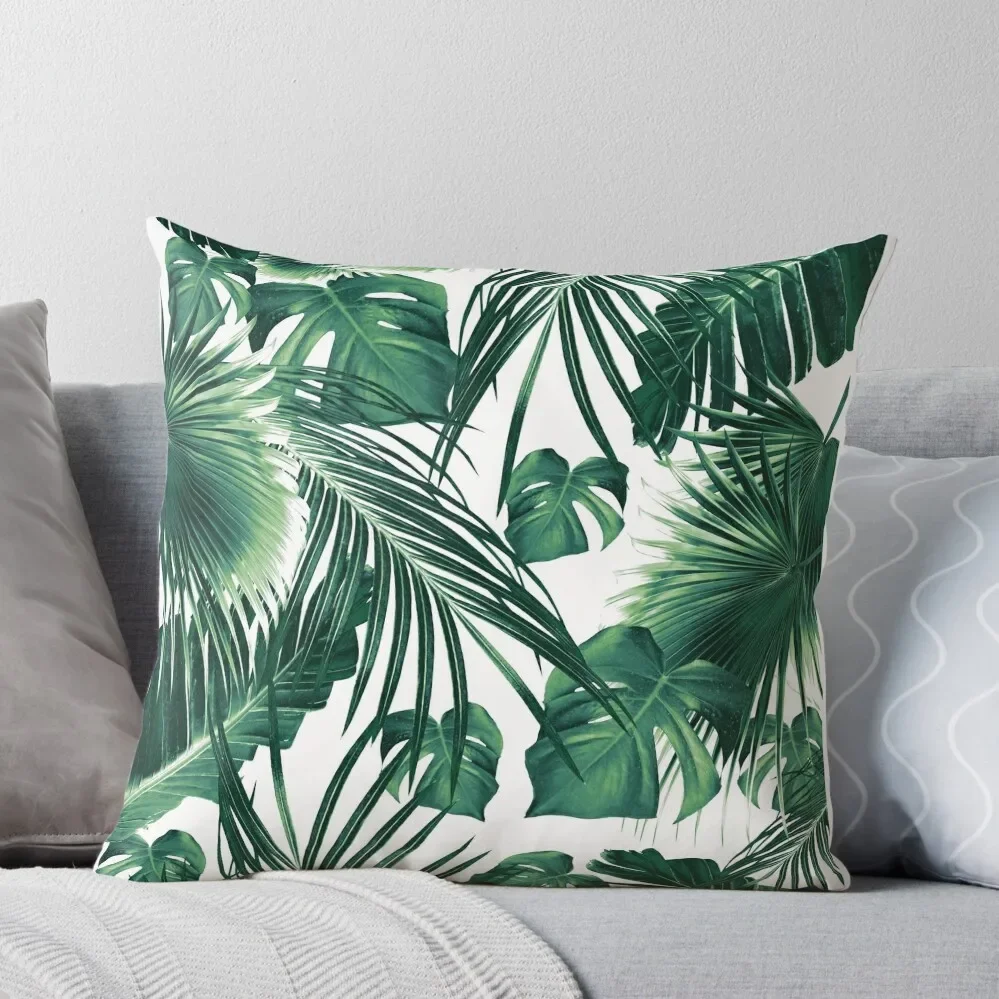

Tropical Jungle Leaves Dream #7 #tropical #decor #art Throw Pillow Sofa Cover Pillowcase Cushion Luxury Sofa Cushions
