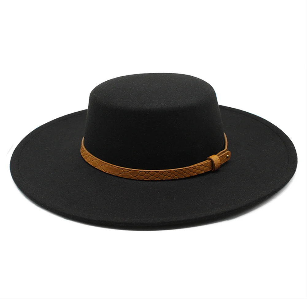Fashion Hat For Women Panama Cap Women Woolen America Autumn Big Brimmed Hat Brimmed Flat British Chain Europe
Fashion Hat For Women Panama Cap Women Woolen America Autumn Big Brimmed Hat Brimmed Flat British Chain Europe