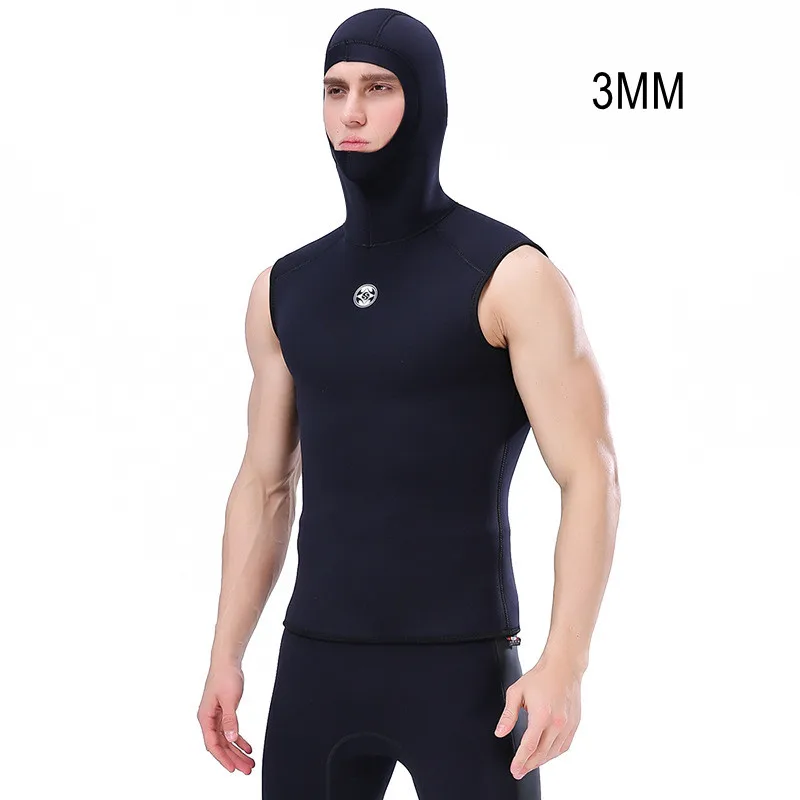 3MM Men Neoprene Sleeveless Snorkeling Wetsuit Vest Hood Scuba Underwater Hunting Surfing Diving Kayaking Swim Bathing Vest
3MM Men Neoprene Sleeveless Snorkeling Wetsuit Vest Hood Scuba Underwater Hunting Surfing Diving Kayaking Swim Bathing Vest