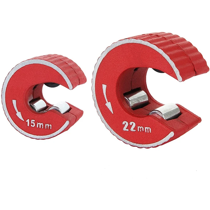 2PCS 15Mm & 22Mm Copper Pipe Cutter Mini Auto Pipe Slice Tool Zinc Alloy Tube Cutter For Cutting Copper Aluminum Pipes
2PCS 15Mm & 22Mm Copper Pipe Cutter Mini Auto Pipe Slice Tool Zinc Alloy Tube Cutter For Cutting Copper Aluminum Pipes