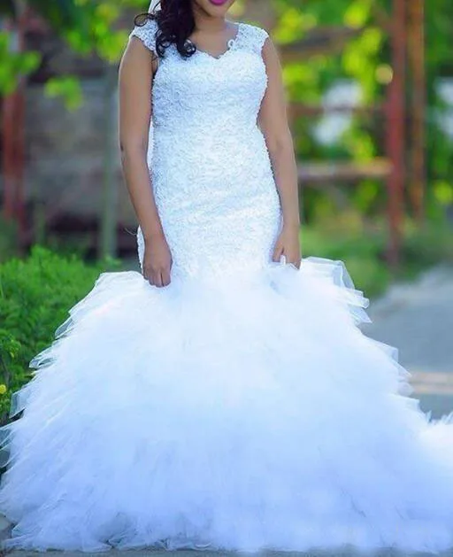 Women Mermaid Vestido De Amazing Sleeveless Lace Wedding Dress Wedding Gown Bridal Dress
Women Mermaid Vestido De Amazing Sleeveless Lace Wedding Dress Wedding Gown Bridal Dress