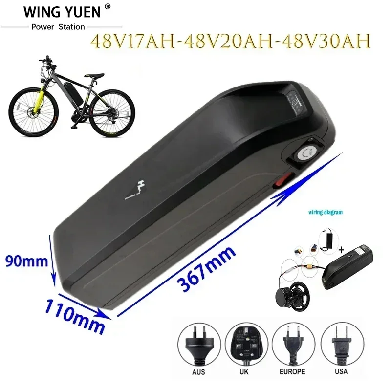 18650 48V Batterij,52V Ebike Batterij Hailong Onderbuis 18650 Mobiele BBS02 BBS03 Bbshd 20A 30A Bms 350W 500W 750W 1000W 1500W
18650 48V Batterij,52V Ebike Batterij Hailong Onderbuis 18650 Mobiele BBS02 BBS03 Bbshd 20A 30A Bms 350W 500W 750W 1000W 1500W