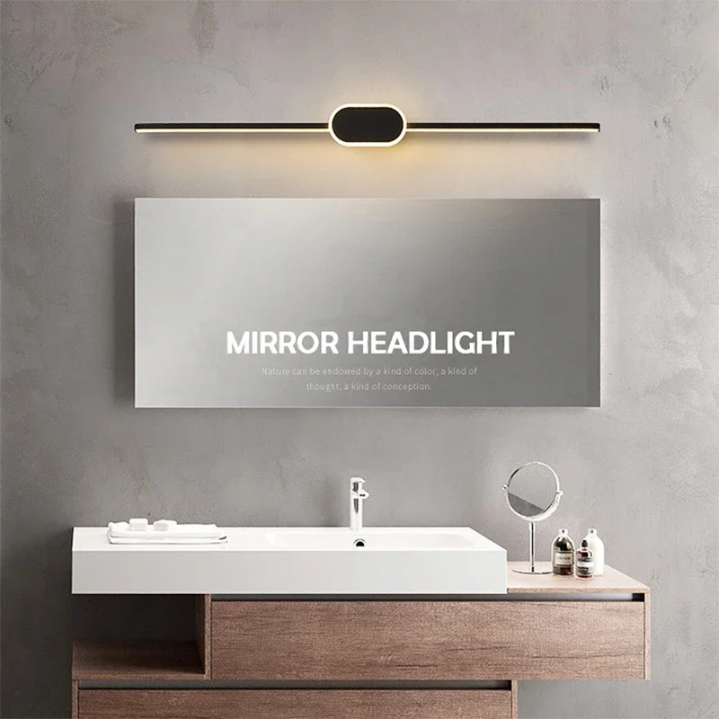 Modern LED Wall Lamp Minimalist Black/White Strip Mirror Front Lights Bedrooms Kitchen Checkroom Nordic Interior Decor Luminaire
Modern LED Wall Lamp Minimalist Black/White Strip Mirror Front Lights Bedrooms Kitchen Checkroom Nordic Interior Decor Luminaire