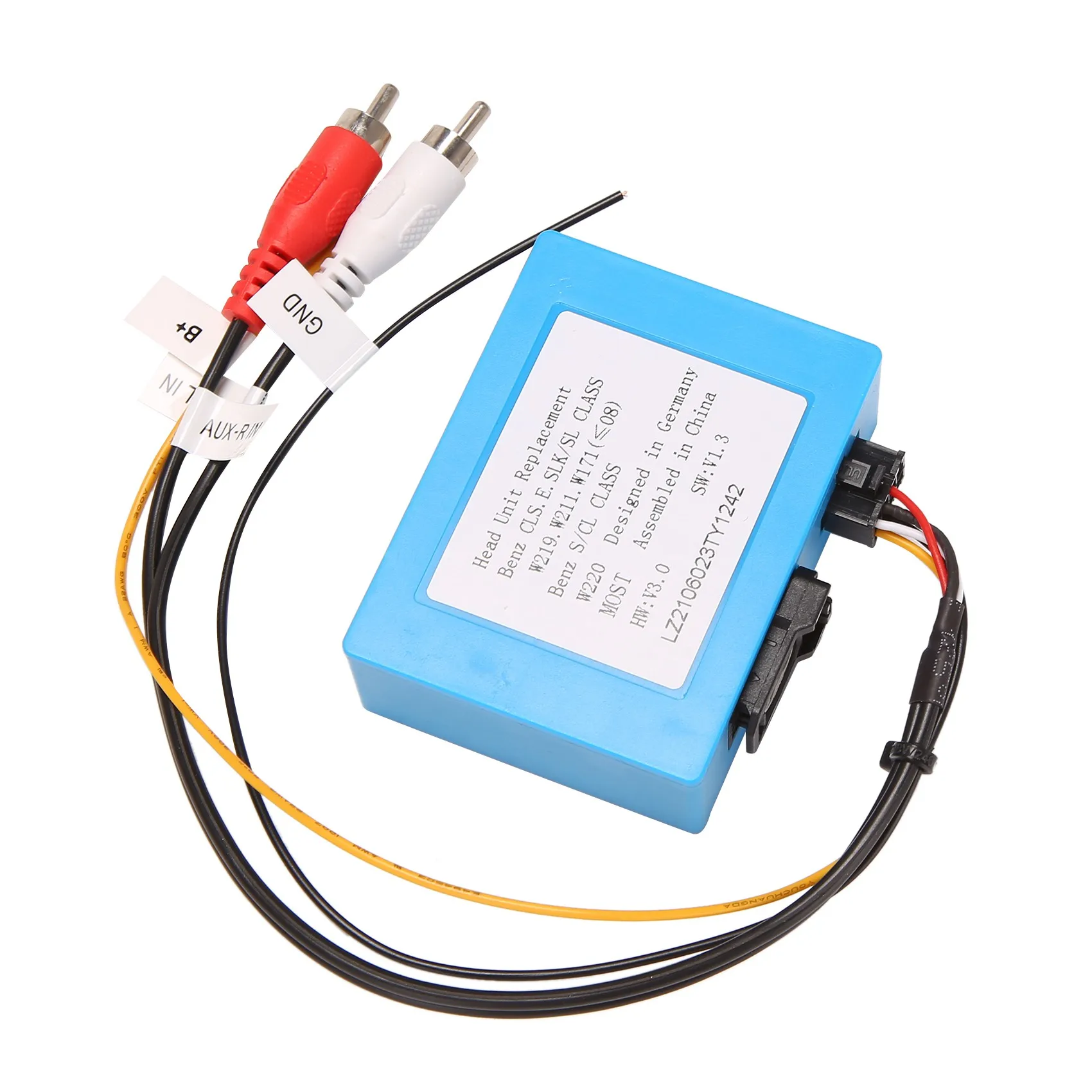 Car Stereo Radio Optical Fiber Decoder Box for Mercedes Benz E-CLASS W211 W219 S-Class W220
Car Stereo Radio Optical Fiber Decoder Box for Mercedes Benz E-CLASS W211 W219 S-Class W220