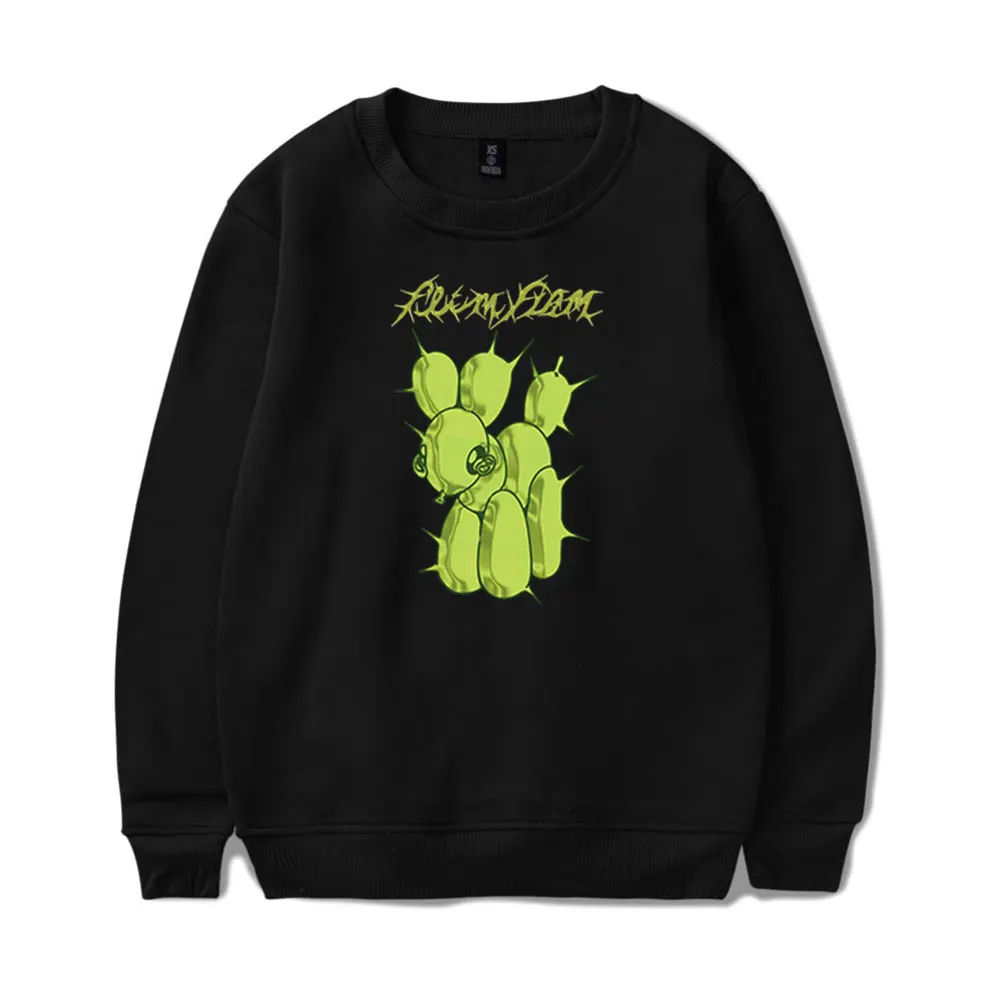 

Flamingo FLIM FLAM FF Spikey Balloon Green Crewneck Pullover Casual Long Sleeve Sweatshirt Men/Women Streetwear Sweatshirt