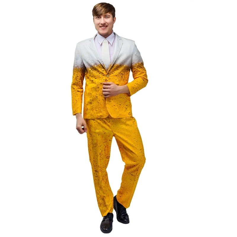 Men's Oktoberfest Suit Costume Carnival Fancy Dress Up Adult Suit Clothes Role Play Yellow Beer Party Costumes for Cosplay Sets
Men's Oktoberfest Suit Costume Carnival Fancy Dress Up Adult Suit Clothes Role Play Yellow Beer Party Costumes for Cosplay Sets