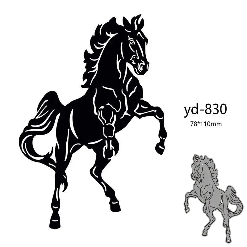 Metal Cutting Dies animal horse Decoration Scrapbook Paper Craft Knife Mould Blade Punch Stencils
Metal Cutting Dies animal horse Decoration Scrapbook Paper Craft Knife Mould Blade Punch Stencils