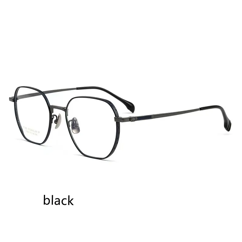 51mm Fashion Glasses Women's Comfortable Vintage Polygon Pure Titanium Eyewear Prescription Eyeglasses Frame For Men 2106PT
51mm Fashion Glasses Women's Comfortable Vintage Polygon Pure Titanium Eyewear Prescription Eyeglasses Frame For Men 2106PT
