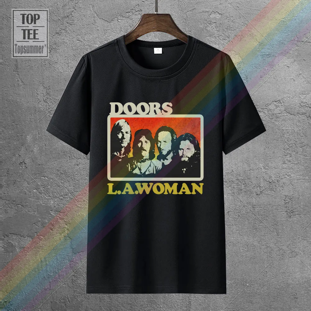 Official The Doors La Woman New Unisex Graphic T Shirt Band Merch Rock American Brand 2018 New T Shirt Man Cotton
Official The Doors La Woman New Unisex Graphic T Shirt Band Merch Rock American Brand 2018 New T Shirt Man Cotton