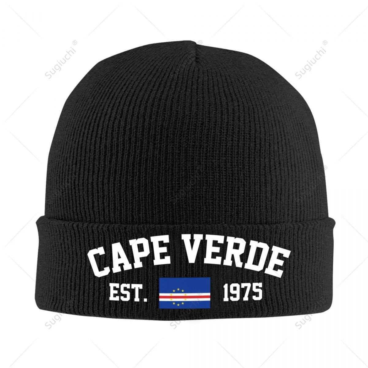 

Unisex Cape Verde EST.1975 Knitted Hat For Men Women Boys Winter Autumn Beanie Cap Warm Bonnet