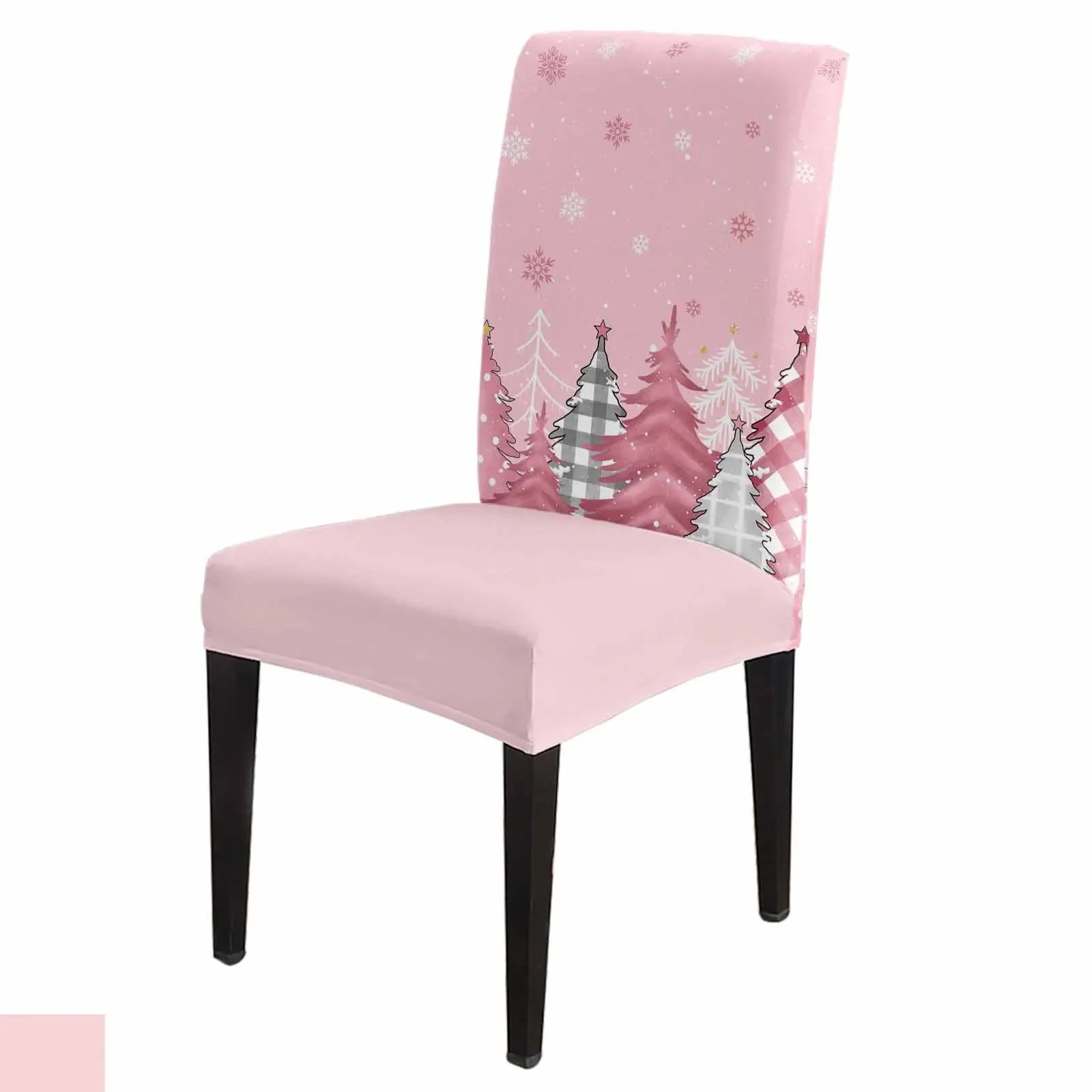 Pink Christmas Tree Snowflake Stretch Chair Cover 4pcs Elastic Seat Protector Case Slipcovers Festival Dining Room Decor
Pink Christmas Tree Snowflake Stretch Chair Cover 4pcs Elastic Seat Protector Case Slipcovers Festival Dining Room Decor