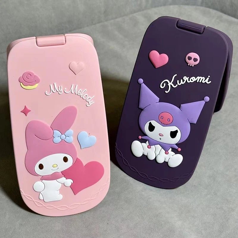Sanrios Mymelody Kuromi Cute 3D Cartoon Cellphone Model Flip Mirror Silicone Phone Case for Iphone 15 14 13 12 11 Back Cover
Sanrios Mymelody Kuromi Cute 3D Cartoon Cellphone Model Flip Mirror Silicone Phone Case for Iphone 15 14 13 12 11 Back Cover