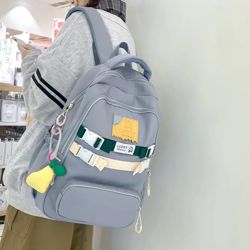 Middle Student School Bags for Teenager Girls Backpack Women Nylon Campus Bagpack
Middle Student School Bags for Teenager Girls Backpack Women Nylon Campus Bagpack