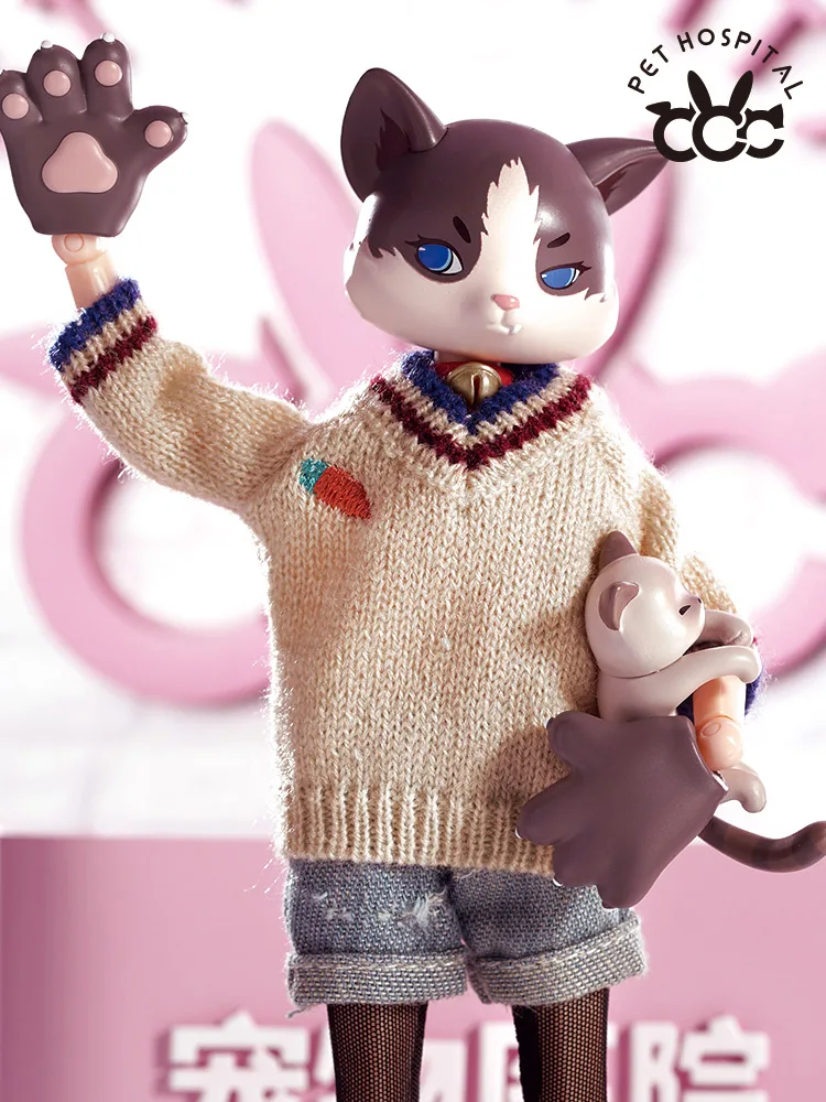 Fashion Dolls Action Anime Figures Fashion Toy Movable Joint Soldiers Pet Hospital Jack Cat Kawaii Model Christmas Birthday Gift
Fashion Dolls Action Anime Figures Fashion Toy Movable Joint Soldiers Pet Hospital Jack Cat Kawaii Model Christmas Birthday Gift