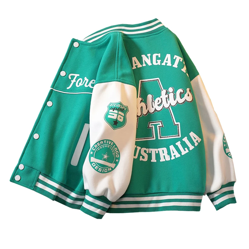 Boys Baseball Uniform Jackets For 3-12 Years Children Clothes For Teenage Boys Sports Outerwear Coat Spring Fashion Sweatshirts
Boys Baseball Uniform Jackets For 3-12 Years Children Clothes For Teenage Boys Sports Outerwear Coat Spring Fashion Sweatshirts
