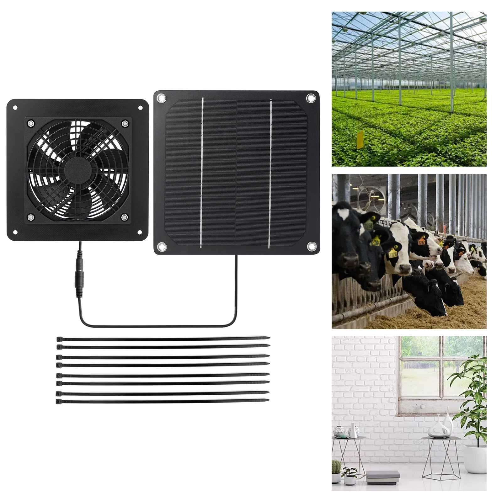 5W Solar Exhaust Fan Ventilation Fan Exhaust Fan For Poultry House Greenhouse Home Improvement Part For Automobiles Ships
5W Solar Exhaust Fan Ventilation Fan Exhaust Fan For Poultry House Greenhouse Home Improvement Part For Automobiles Ships
