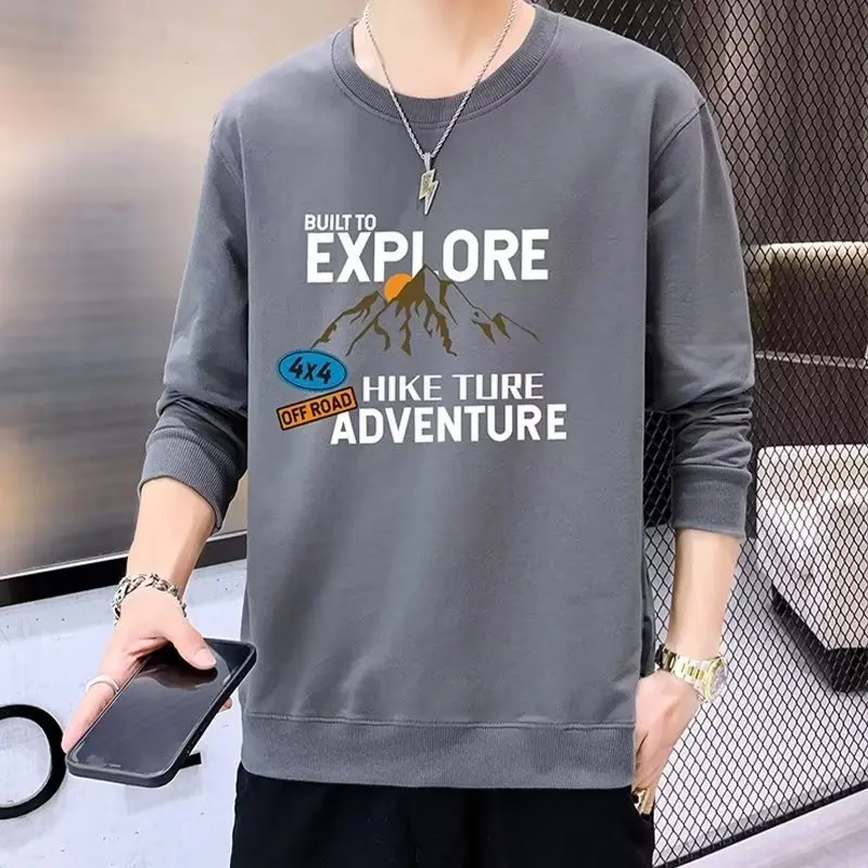 New Men's Sweatshirt Korean Casual Printed Long Sleeved T-shirt High Street Harajuku Fashion Men's Clothing Daily O-Neck Top
New Men's Sweatshirt Korean Casual Printed Long Sleeved T-shirt High Street Harajuku Fashion Men's Clothing Daily O-Neck Top