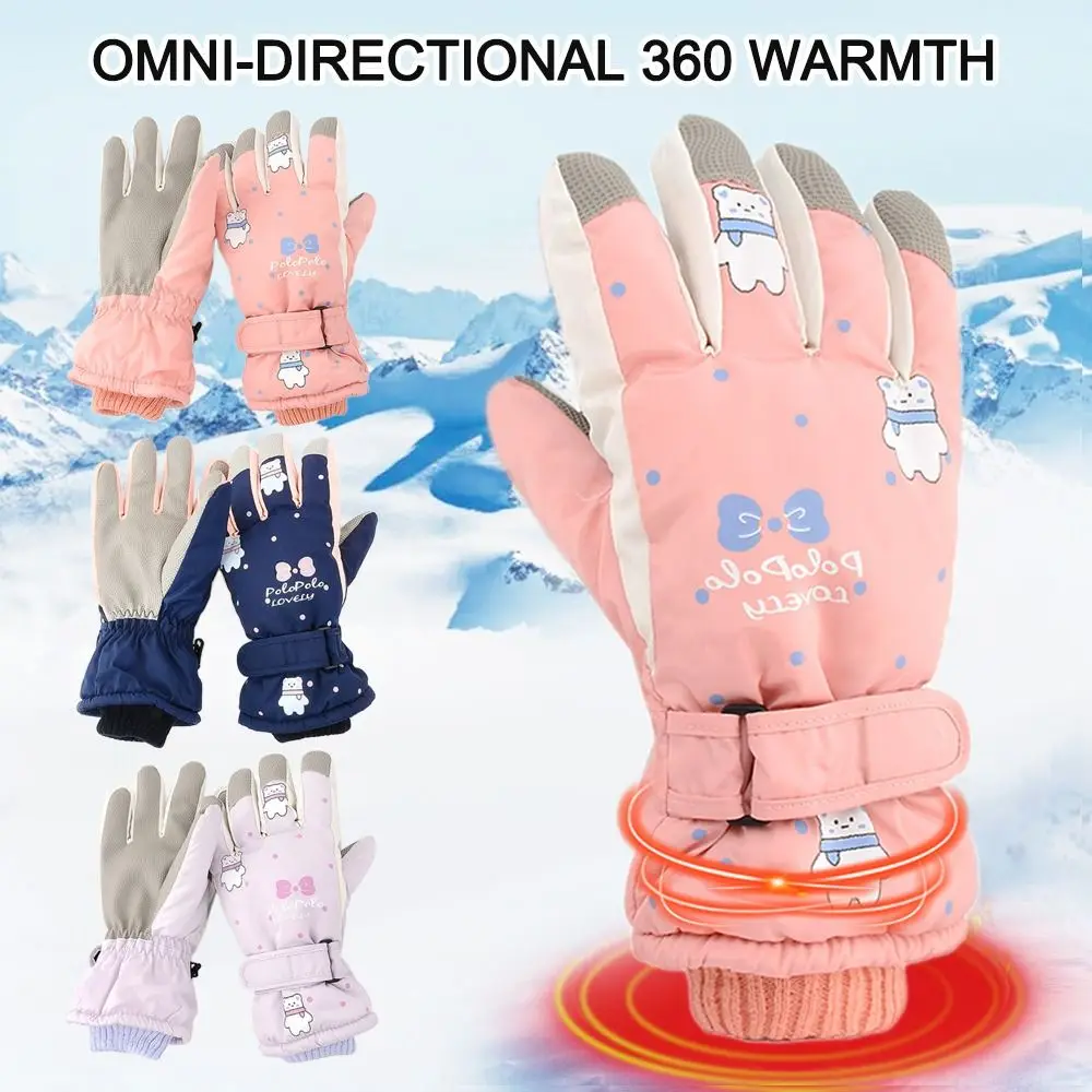 1 Pair Fashion Gloves Winter Warm Baby Children Gloves Waterproof Windproof Gloves Thick Plush Ski Sports Gloves Cartoon
1 Pair Fashion Gloves Winter Warm Baby Children Gloves Waterproof Windproof Gloves Thick Plush Ski Sports Gloves Cartoon