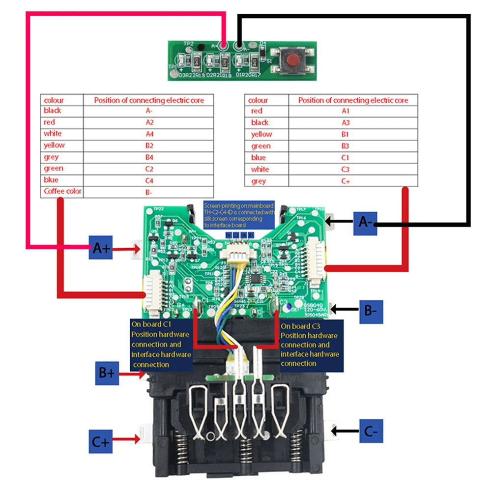 Circuit Board Battery Case Battery Parts Charging Protection Charging Protection Board Circuit Board PCB DCB609
Circuit Board Battery Case Battery Parts Charging Protection Charging Protection Board Circuit Board PCB DCB609
