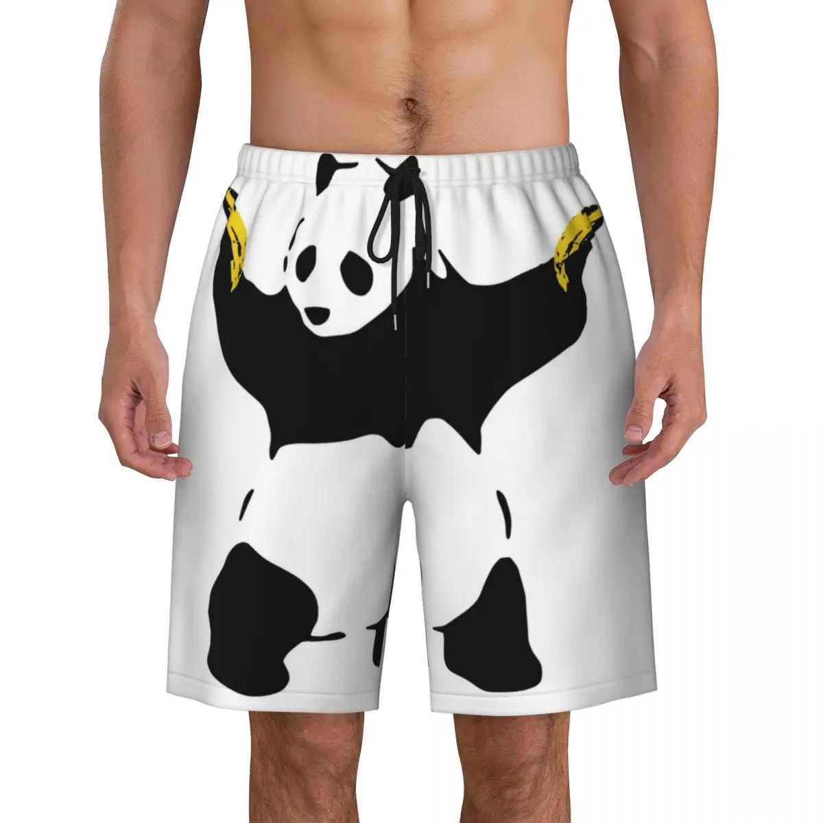 Bad Panda With Bananas Mens Swim Trunks Beachwear Quick Dry Beach Board Shorts Banksy Graffiti Street Art Swimming Boardshorts
Bad Panda With Bananas Mens Swim Trunks Beachwear Quick Dry Beach Board Shorts Banksy Graffiti Street Art Swimming Boardshorts