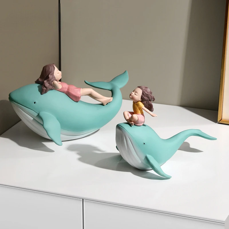 Figurine Whale Girl Statue Nordic Resin Home Decor Modern Figurines For Interior Living Room Office Aesthetic Room Decor Gift
Figurine Whale Girl Statue Nordic Resin Home Decor Modern Figurines For Interior Living Room Office Aesthetic Room Decor Gift