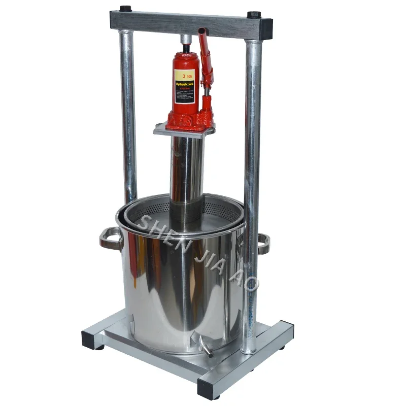 

22L 36L Hydraulic Fruit Squeezer Stainless Steel Manual Juicer Small Honey Grape Blueberry Mulberry Presser Juicer