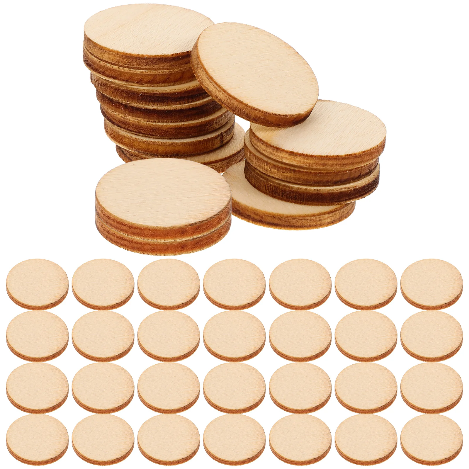 Unfinished Wood Pieces Round Wood Chips DIY Handmade Wood Chips Blank Cutout Pieces Round Slices DIY Wooden Craft 
Unfinished Wood Pieces Round Wood Chips DIY Handmade Wood Chips Blank Cutout Pieces Round Slices DIY Wooden Craft