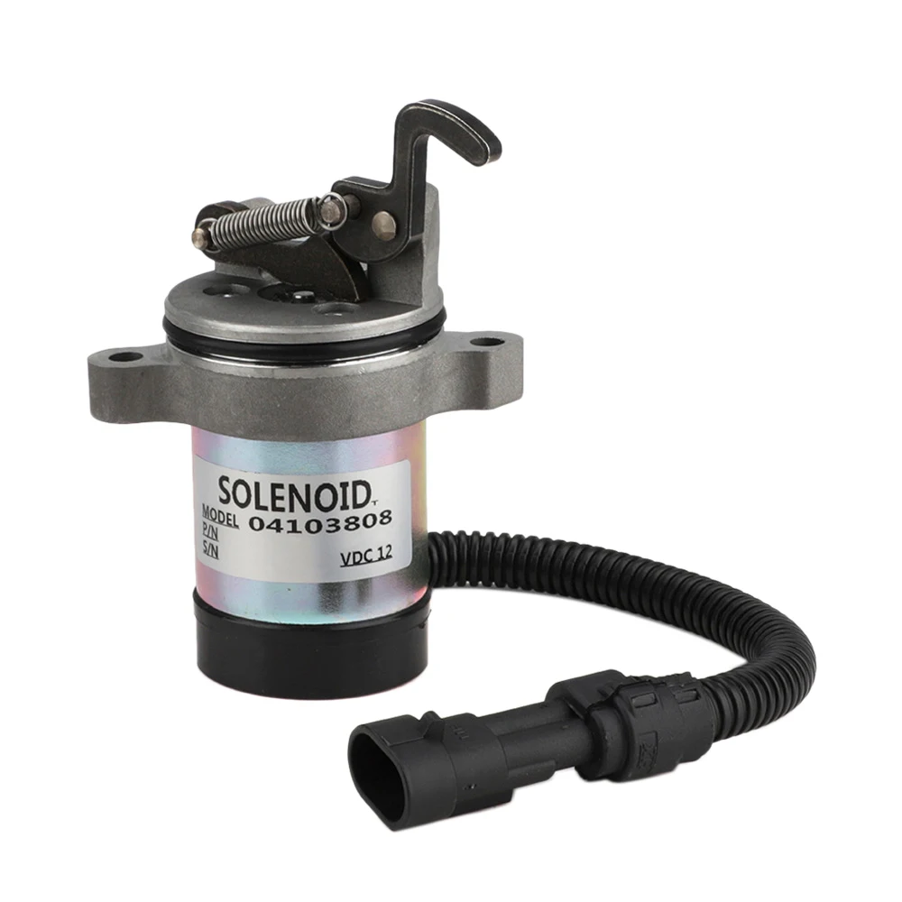 

for Deutz Fuel Shut Off Solenoid 04103812 04103808 F3L F3M F4L F4M 1011 2011