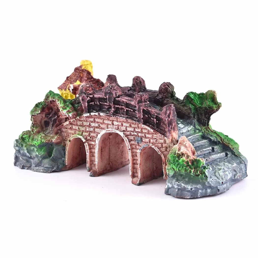 Decoration Background Aquarium Ornaments Synthetic Resin Fish Tank Bridge Landscape For Home Landscaping Decorative Supplies
Decoration Background Aquarium Ornaments Synthetic Resin Fish Tank Bridge Landscape For Home Landscaping Decorative Supplies