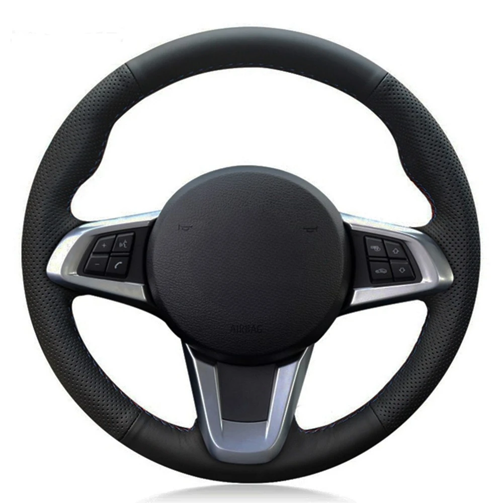 Car Steering Wheel Cover DIY Hand-stitched Black Soft Genuine Leather For BMW Z4 E89 2009-2016
Car Steering Wheel Cover DIY Hand-stitched Black Soft Genuine Leather For BMW Z4 E89 2009-2016