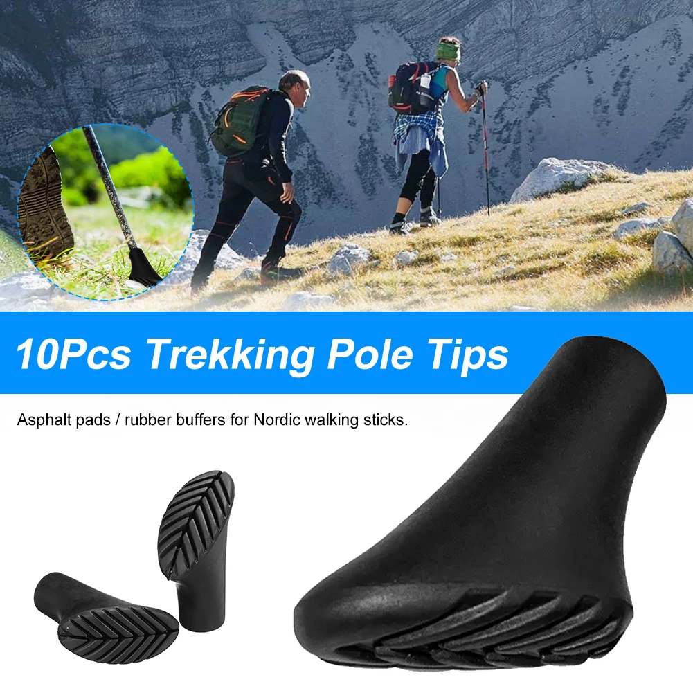 10Pcs Trekking Pole Tips Replacement Rubber Feet Nordic Walking Stick Pads Rubber Buffers Trekking Poles Protectors for Climbing
10Pcs Trekking Pole Tips Replacement Rubber Feet Nordic Walking Stick Pads Rubber Buffers Trekking Poles Protectors for Climbing